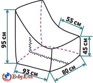 Cách may ghế lười hạt xốp cực dễ